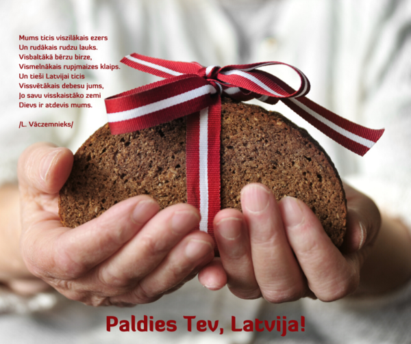 Daudz Laimes Latvijai!